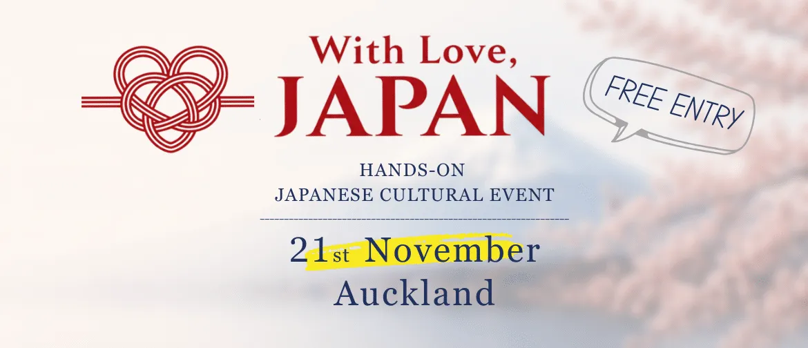With Love, JAPAN Auckland vendor applications